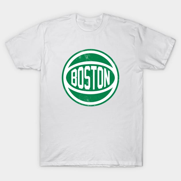 Boston Retro Ball - White T-Shirt by KFig21